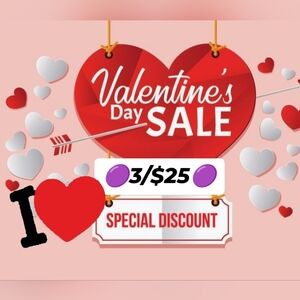 🟣3/$25🟣Valentine❤️ Bundle Sale!
